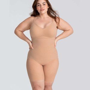 Honeylove Women's Sand Beige Super Power Shapewear Shorts Size XL